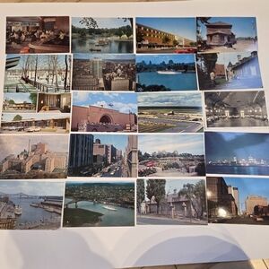 Lot Of 20 Vintage 60s 70s Postcards Featuring The City Of Montreal